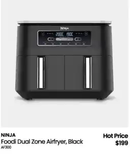 Myer Ninja Foodi Dual Zone Airfryer, Black offer