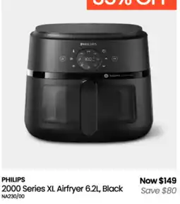 Myer Philips 2000 Series XL Airfryer 6.2L Black offer