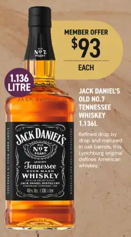 Dan Murphy's Jack Daniel's Old No.7 Tennessee Whiskey offer