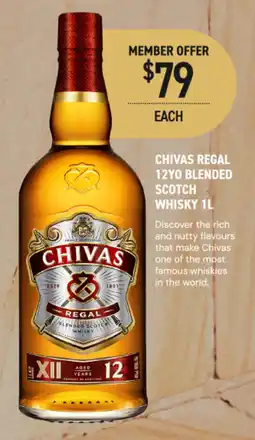 Dan Murphy's Chivas Regal 12YO Blended Scotch Whisky offer