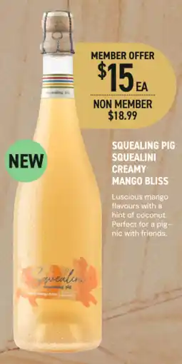 Dan Murphy's Squealing Pig Squealini Creamy Mango Bliss offer