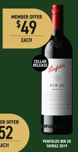 Dan Murphy's Penfolds Bin 28 Shiraz offer