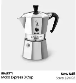 Myer Bialetti Moka Express 3 Cup offer