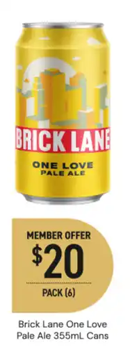 Dan Murphy's Brick Lane One Love Pale Ale offer