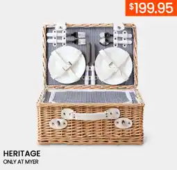 Myer Heritage Picnic Basket offer