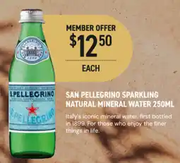 Dan Murphy's San Pellegrino Sparkling Natural Mineral Water offer