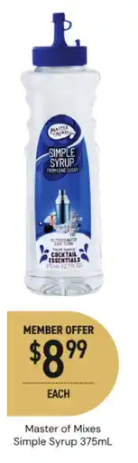 Dan Murphy's Master of Mixes Simple Syrup offer