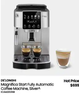 Myer De'Longhi Magnifica Start Fully Automatic Coffee Machine, Silver offer