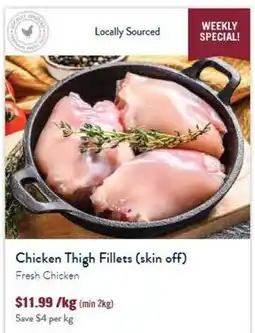 Tasman Butchers Chicken Thigh Fillets (skin off) offer