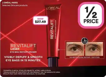 L'Oréal Paris Revitalift Laser Eye Bag Instant Eraser