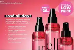 Priceline E.L.F. Power Grip Rose Setting Spray offer