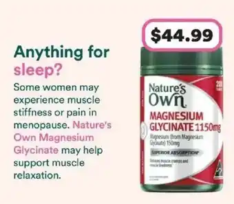 Nature's Own Magnesium Glycinate