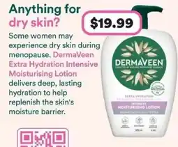Priceline DermaVeen Extra Hydration Intensive Moisturising Lotion offer