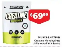 Priceline Muscle Nation Creatine Monohydrate Unflavoured offer