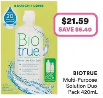 Biotrue Multi-Purpose Solution Duo Pack