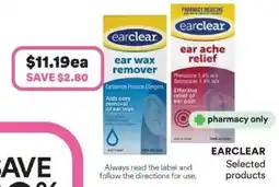 Priceline earclear ear wax remover offer