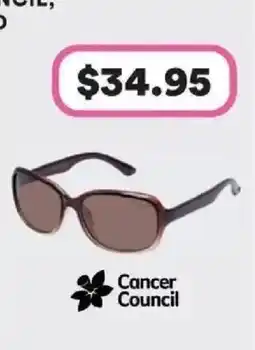 Priceline Cancer Council sunglasses offer
