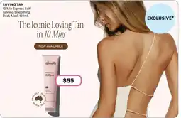 Priceline Loving Tan 10 Min Express Self-Tanning Smoothing Body Mask offer