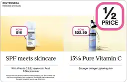 Priceline Neutrogena Ultra Sheer Fluid Sunscreen offer