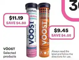 Priceline Vöost Selected products offer