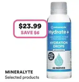 Priceline Mineralyte Hydrate+ Hydration Drops offer