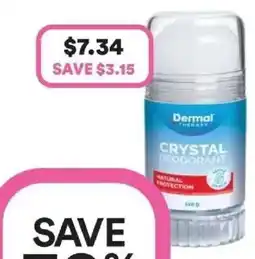 Priceline Dermal Therapy Crystal Deodorant offer