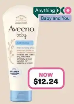 Priceline Aveeno baby moisturising cream offer