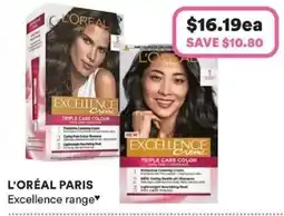 Priceline L'ORÉAL PARIS Excellence range offer