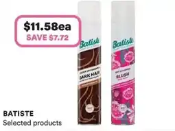 Priceline Batiste Dry Shampoo Dark Hair offer
