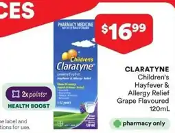 Priceline Children's Claratyne offer
