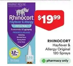 Priceline Rhinocort Hayfever & Allergy Original offer