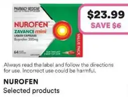 Priceline Nuropen Zavance mini liquid capsules offer