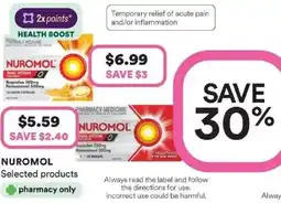 Priceline NUROMOL Selected products offer