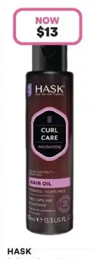 Priceline HASK Curl Care moisturizing Hair Oil offer
