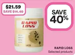 Priceline Rapid Loss Meal Replacement Shake Latte offer