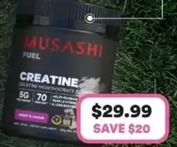 Priceline Musashi Fuel Creatine offer