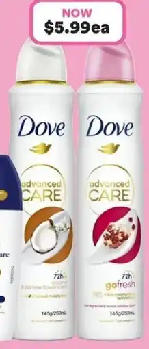 Priceline Dove Selected Deodorants offer