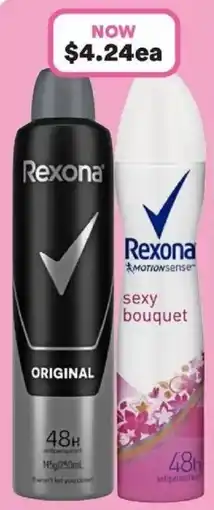 Priceline Rexona Selected Deodorants offer