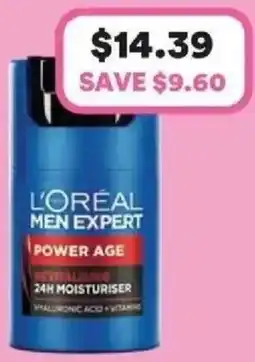 Priceline L'oréal men expert power age offer