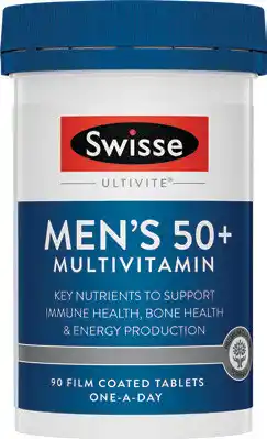 Discount Drug Stores Swisse Ultivite Men’s 50+ Multivitamin 90 Tablets offer