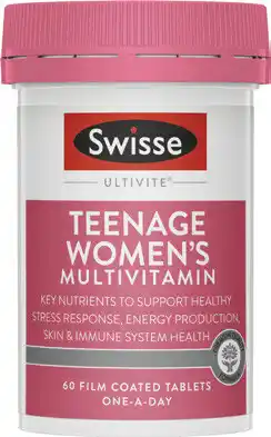Discount Drug Stores Swisse Ultivite Teenage Women’s Multivitamin 60 Tablets offer