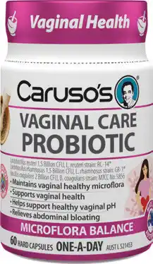 Discount Drug Stores Caruso’s Vaginal Care Probiotic 60 Capsules offer