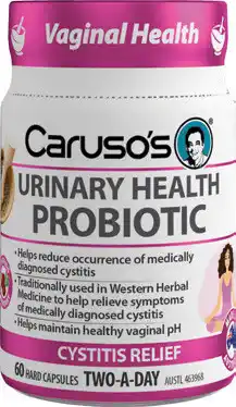 Discount Drug Stores Caruso’s Urinary Health Probiotic 60 Capsules offer