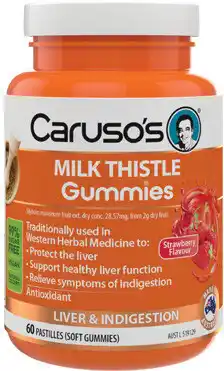 Discount Drug Stores Caruso’s Milk Thistle Gummies 60 Pastilles offer