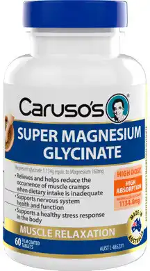 Discount Drug Stores Caruso’s Super Magnesium Glycinate 60 Tablets offer
