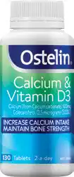 Discount Drug Stores Ostelin Calcium & Vitamin D3 130 Tablets offer