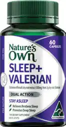 Discount Drug Stores Nature’s Own Sleep+ Valerian 60 Capsules offer