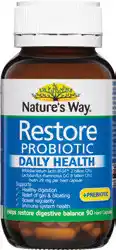 Discount Drug Stores Nature’s Way Restore Probiotic Daily Health 90 Capsules offer
