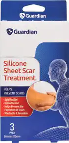 Discount Drug Stores Guardian Silicone Sheet Scar Treatment 60mm x 120mm offer