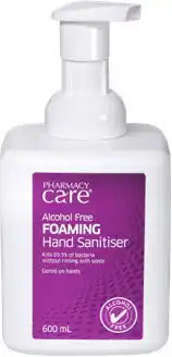 Discount Drug Stores Pharmacy Care Alcohol Free Foaming Hand Sanitiser offer